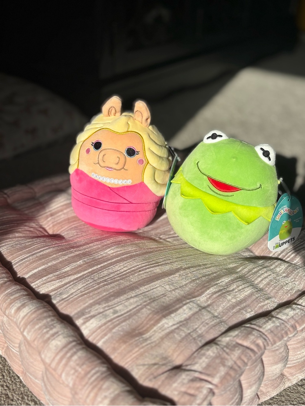 Squishmallows Kermit & Miss Piggy Plush Set